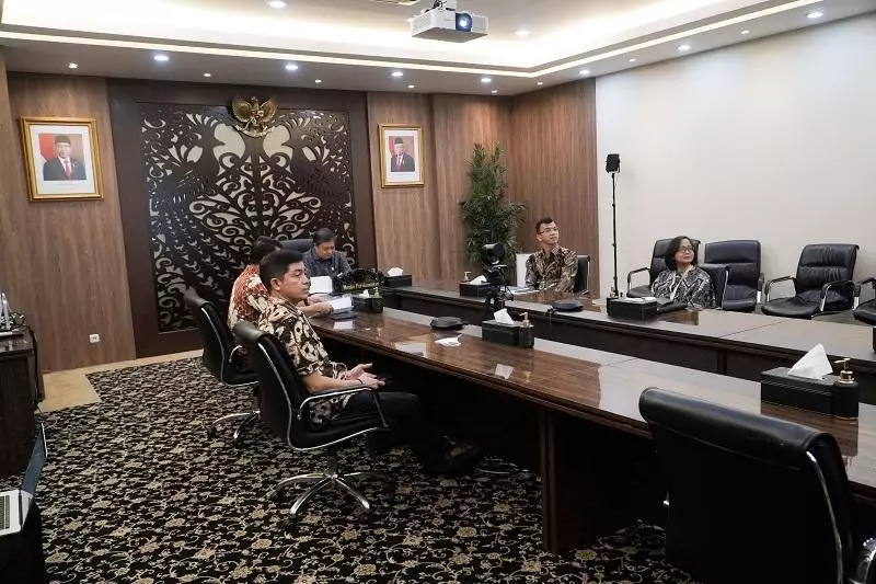 LAUNCHING KARTU PRAKERJA Menteri Koordinator Bidang Perekonomian Airlangga Hartarto saat melaunching Program Kartu Prakerja tahun 2023.