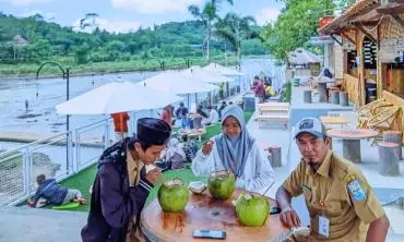 Nongkrong di Bendungan Slinga Purbalingga, Tempat Ngabuburit Favorit Warga Purbalingga