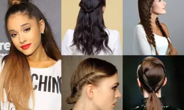 Ide Gaya Rambut Feminim & Cantik dengan Kombinasi Ikatan Rambut