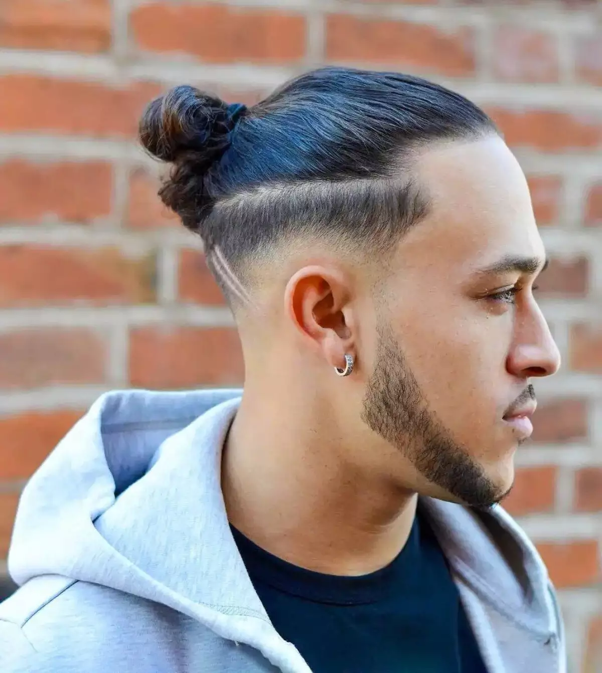 Man Bun Fade Man Bun Fade