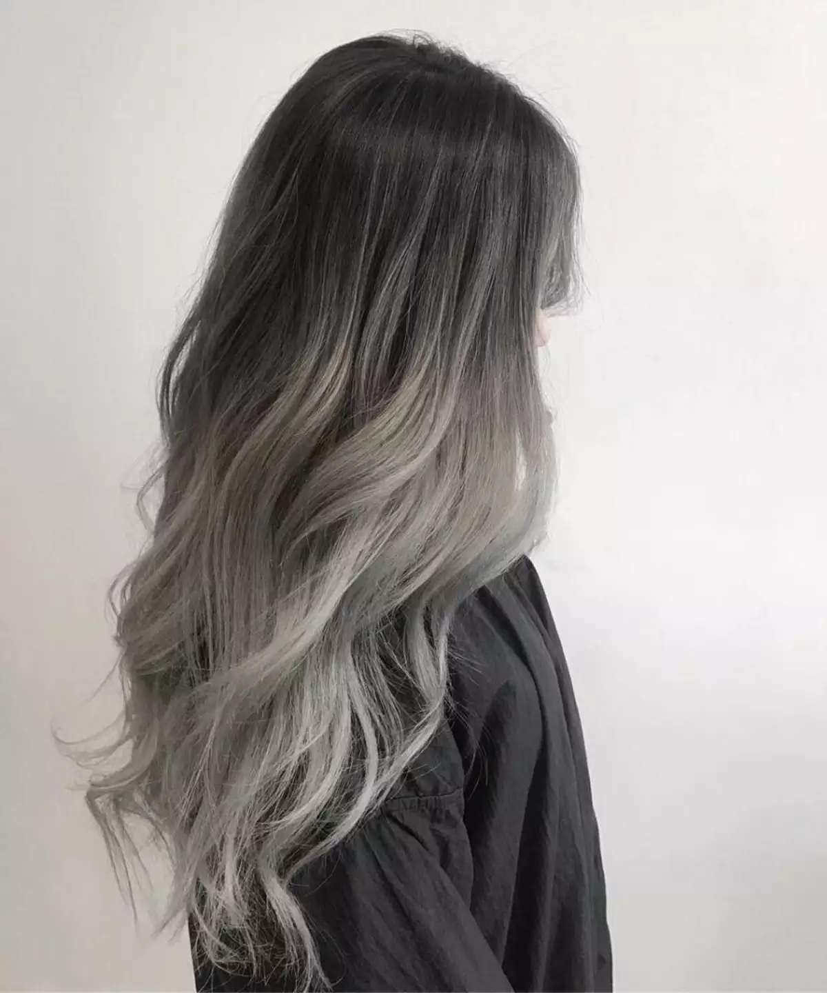 Ashy Grey Ombre