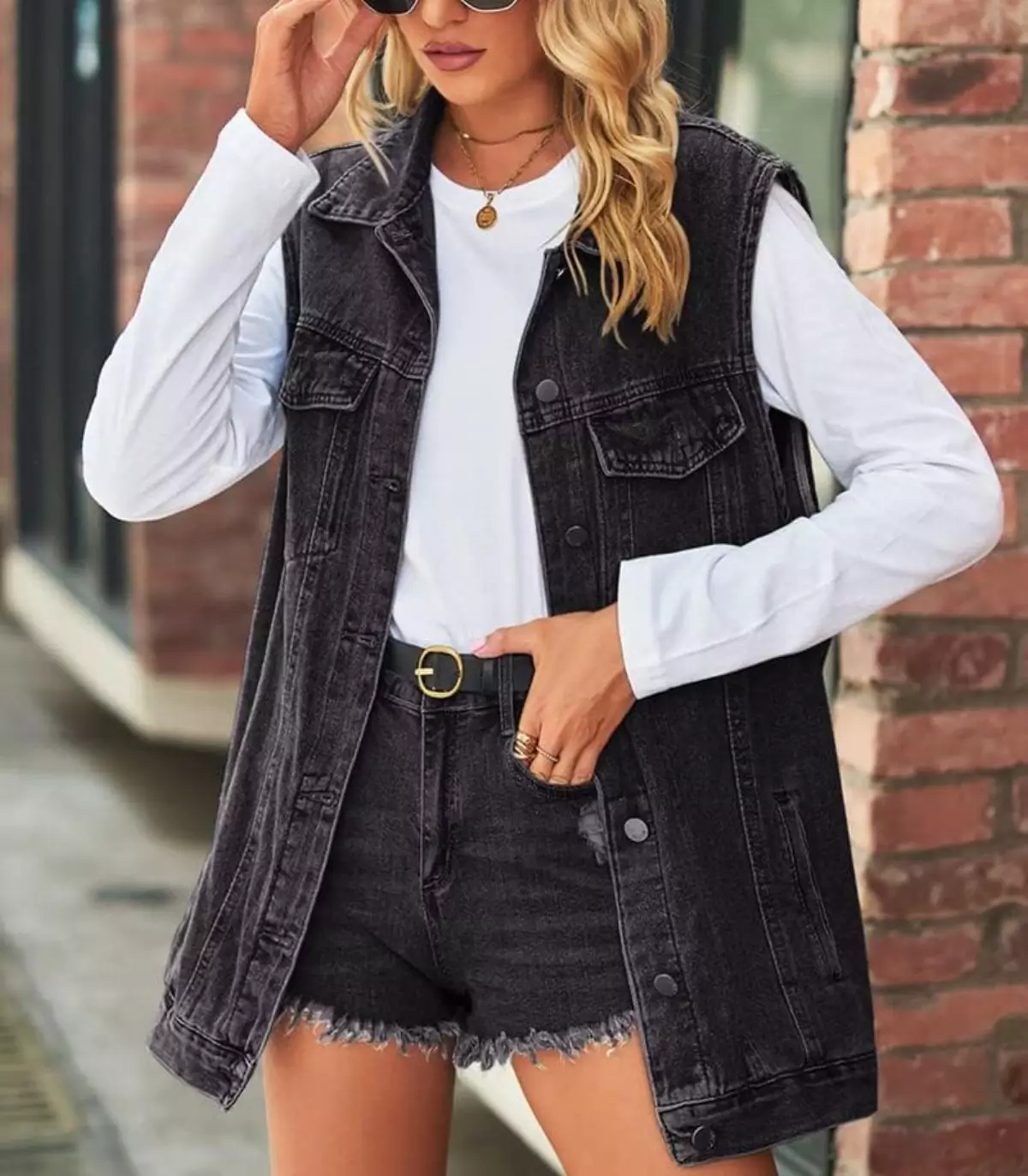 vest denim vest denim