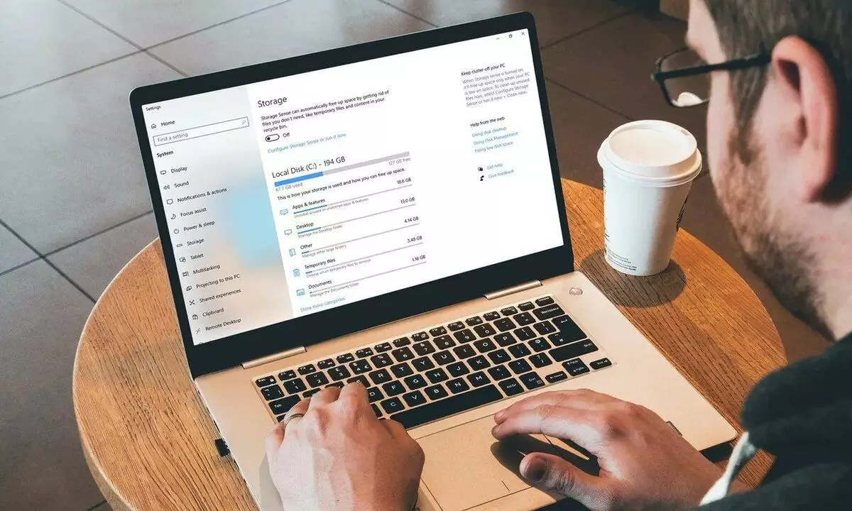 membersihkan cache di laptop dengan disk cleanup