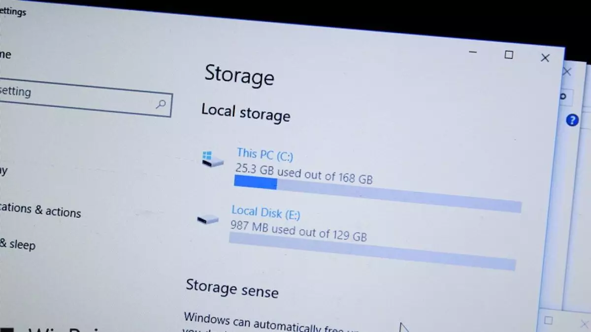 kelola file sampah dan cache dengan Menggunakan Storage Sense