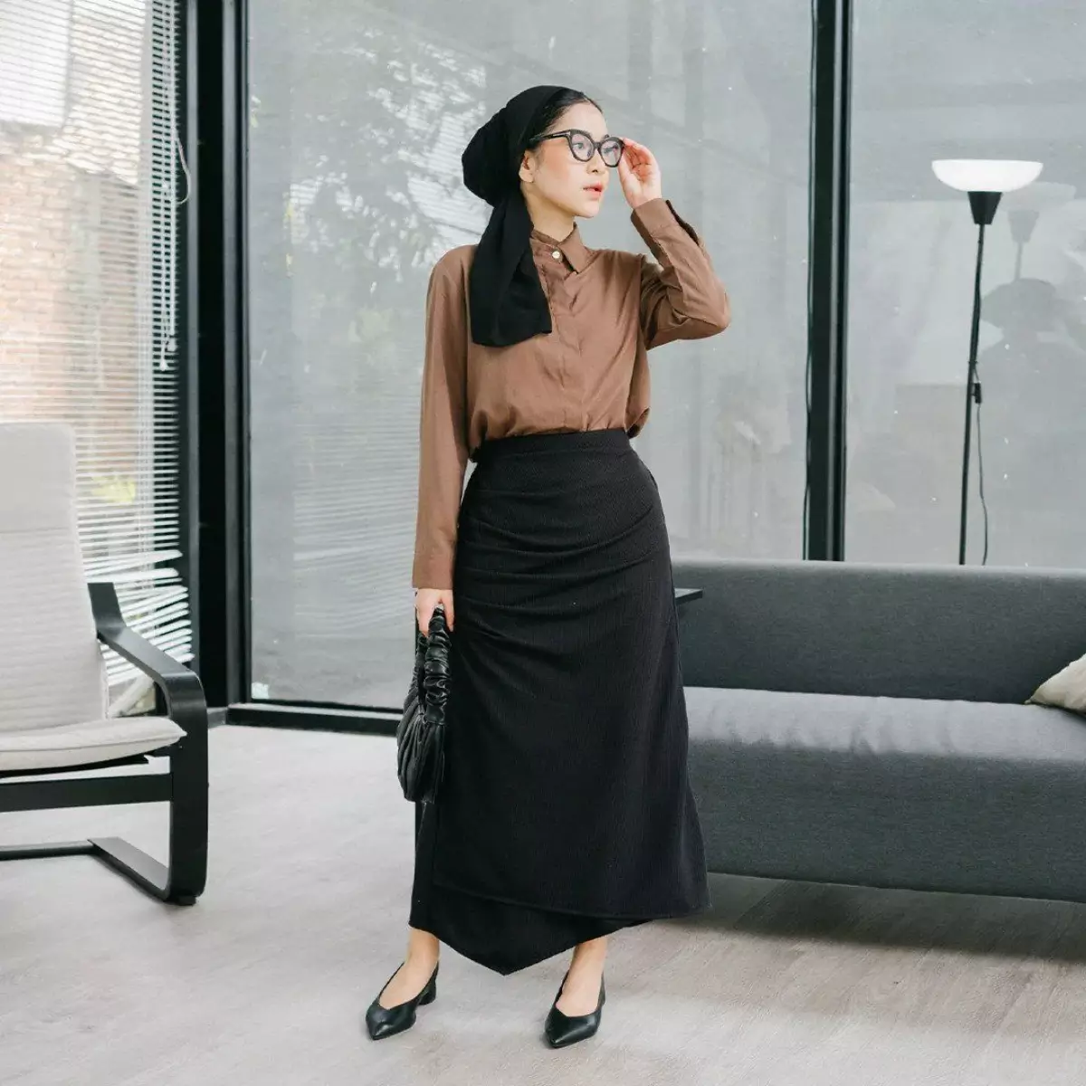 pilih bahan maxi skirts yang sesuai gaya