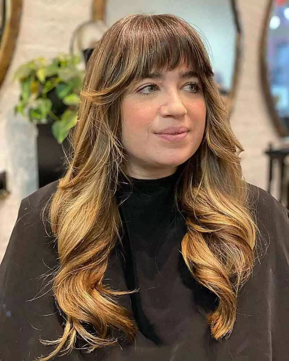 french layer haircut bisa dimaksimalkan untuk wajah kotak