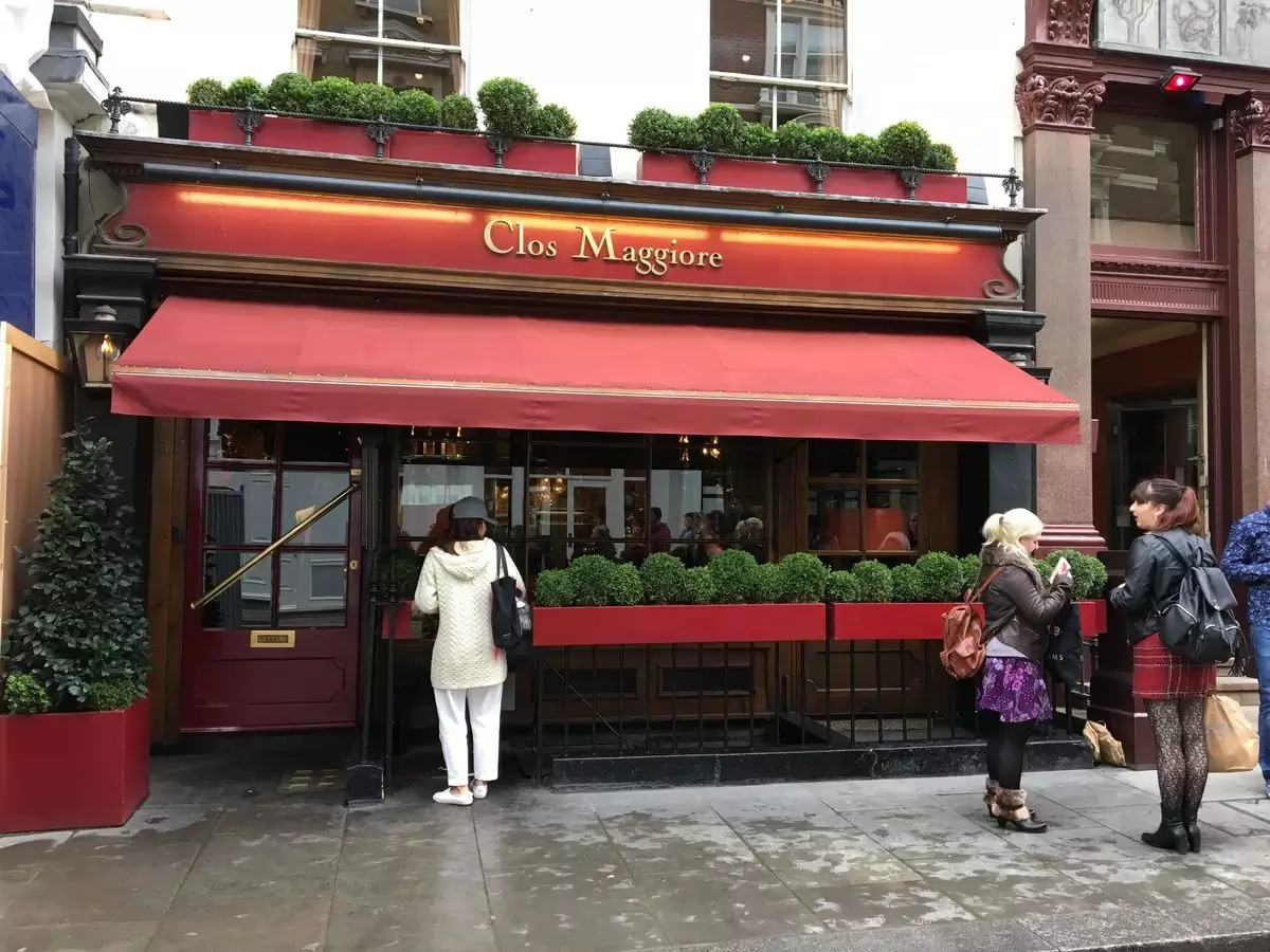 Clos Maggiore, London Clos Maggiore, London