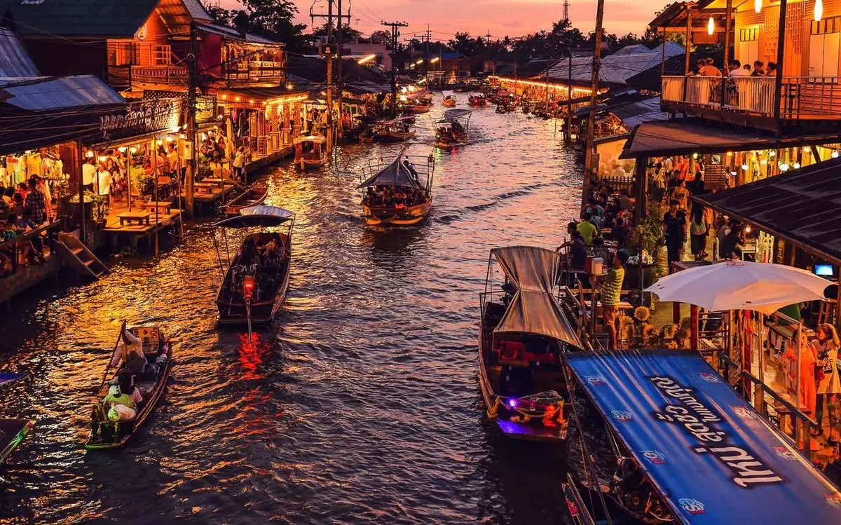 Floating Market di Thailand