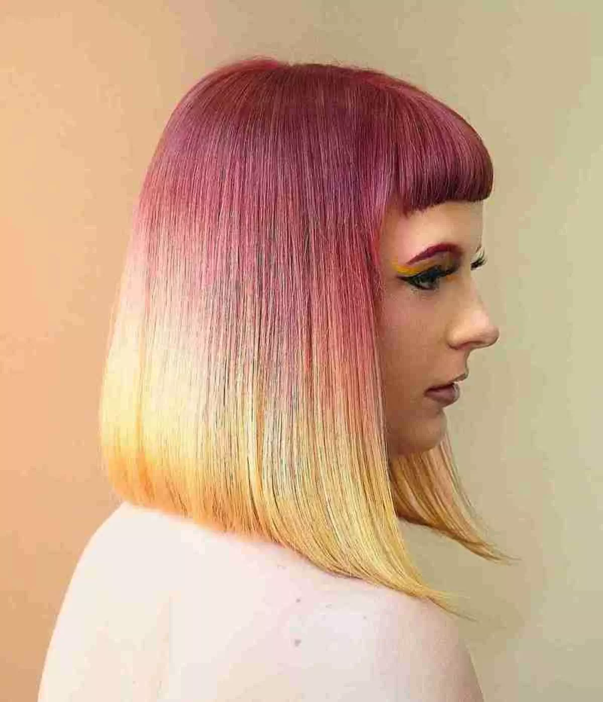 warna rambut Bold Color Melts