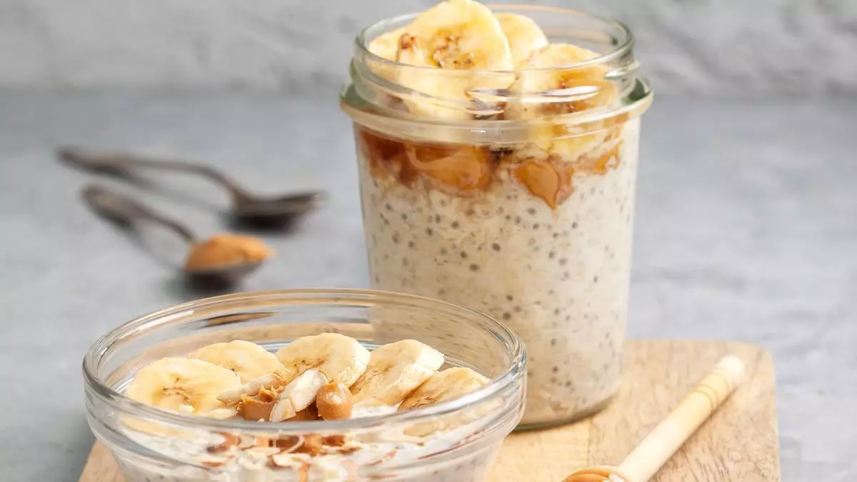 Sarapan Keju Overnight Oats Sarapan Keju Overnight Oats