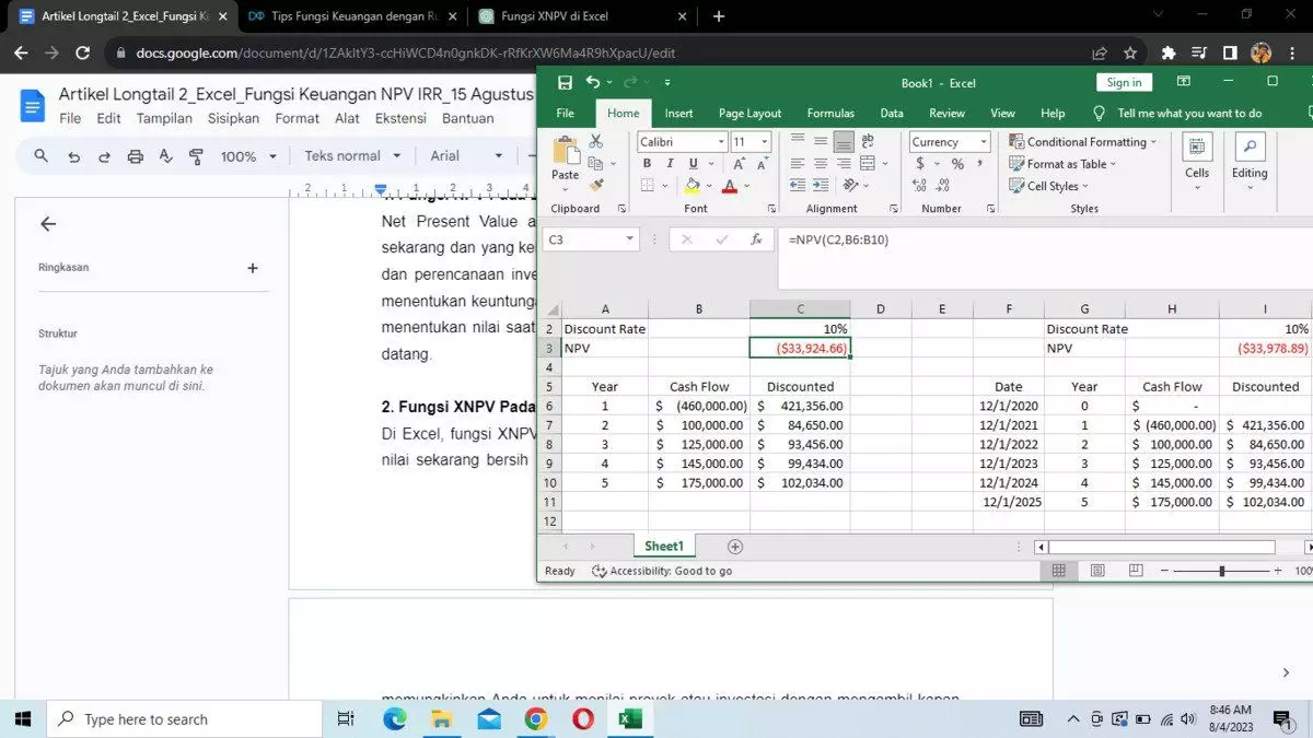 Rumus NPV untuk Penilaian Investasi