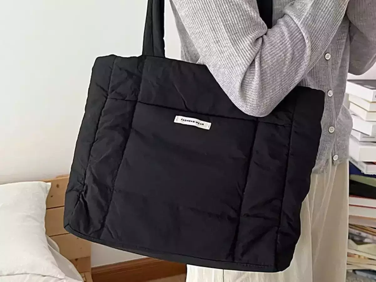 The Classic Puffy Pillow Tote Bag The Classic Puffy Pillow Tote Bag