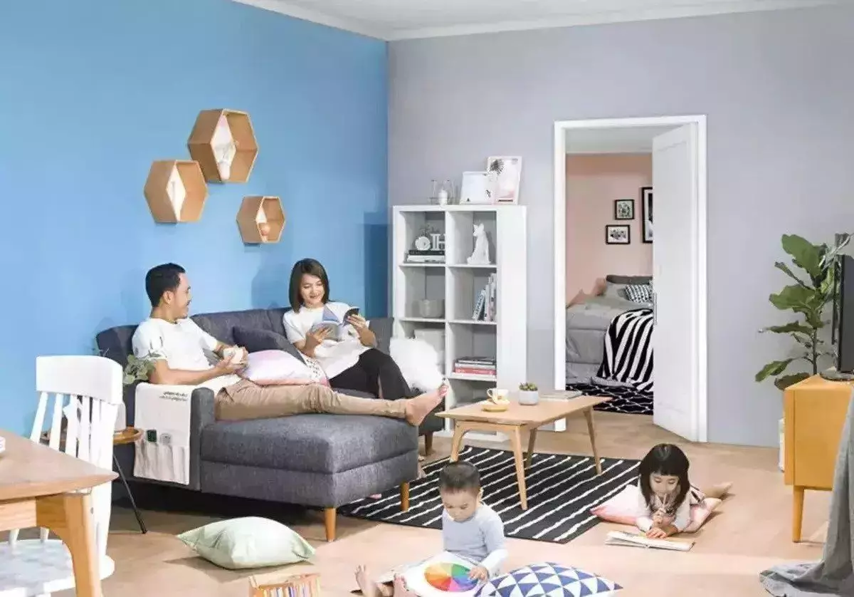 Gaya rumah interior skandinavia cenderung memanfaatkan material alami
