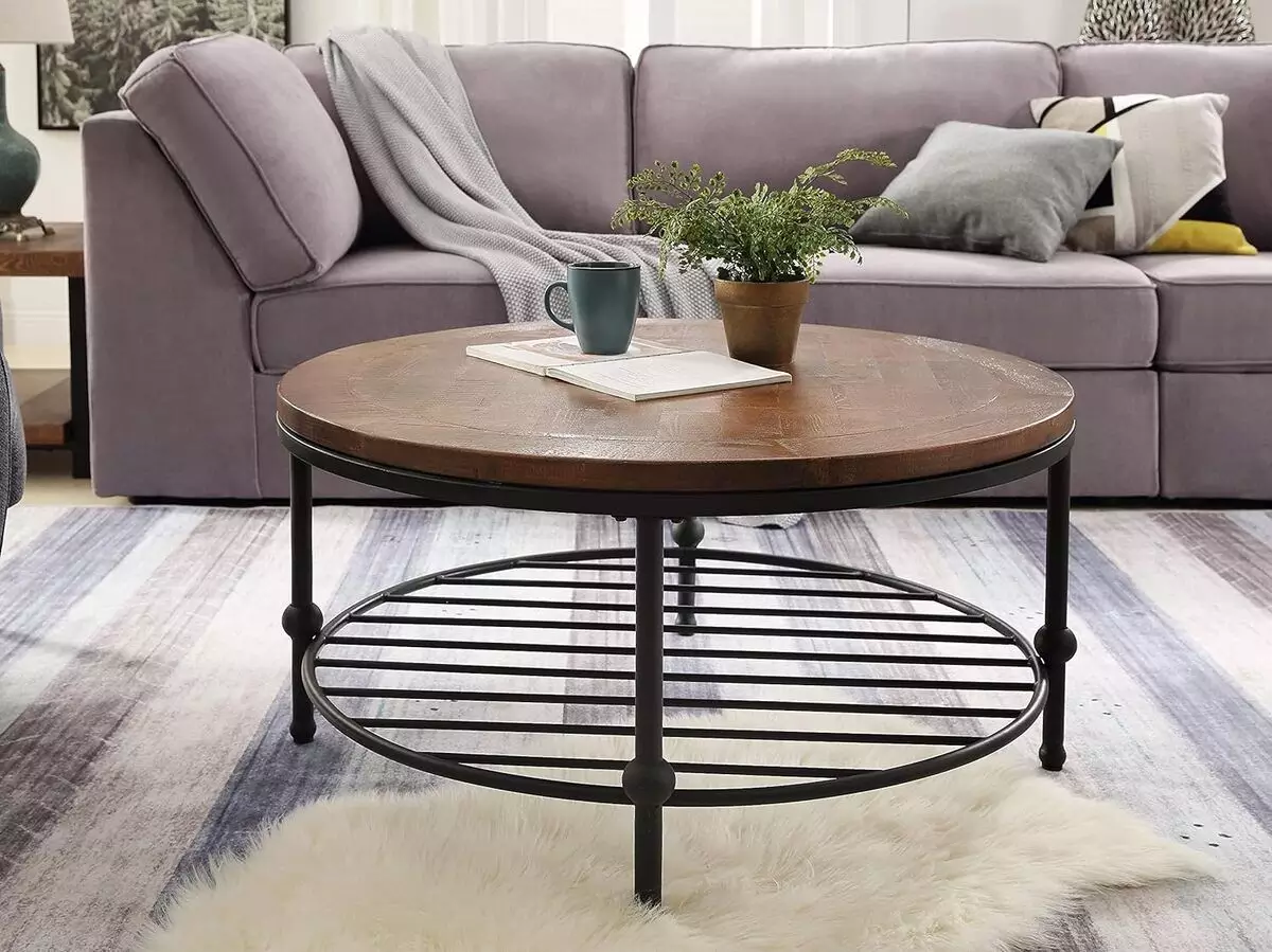 Meja Kopi Bulat Meja Kopi Bulat