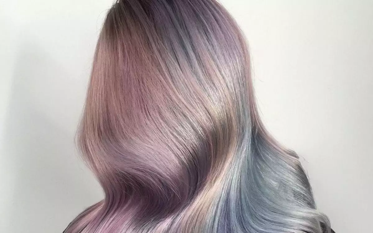 warna rambut Metallic Hues