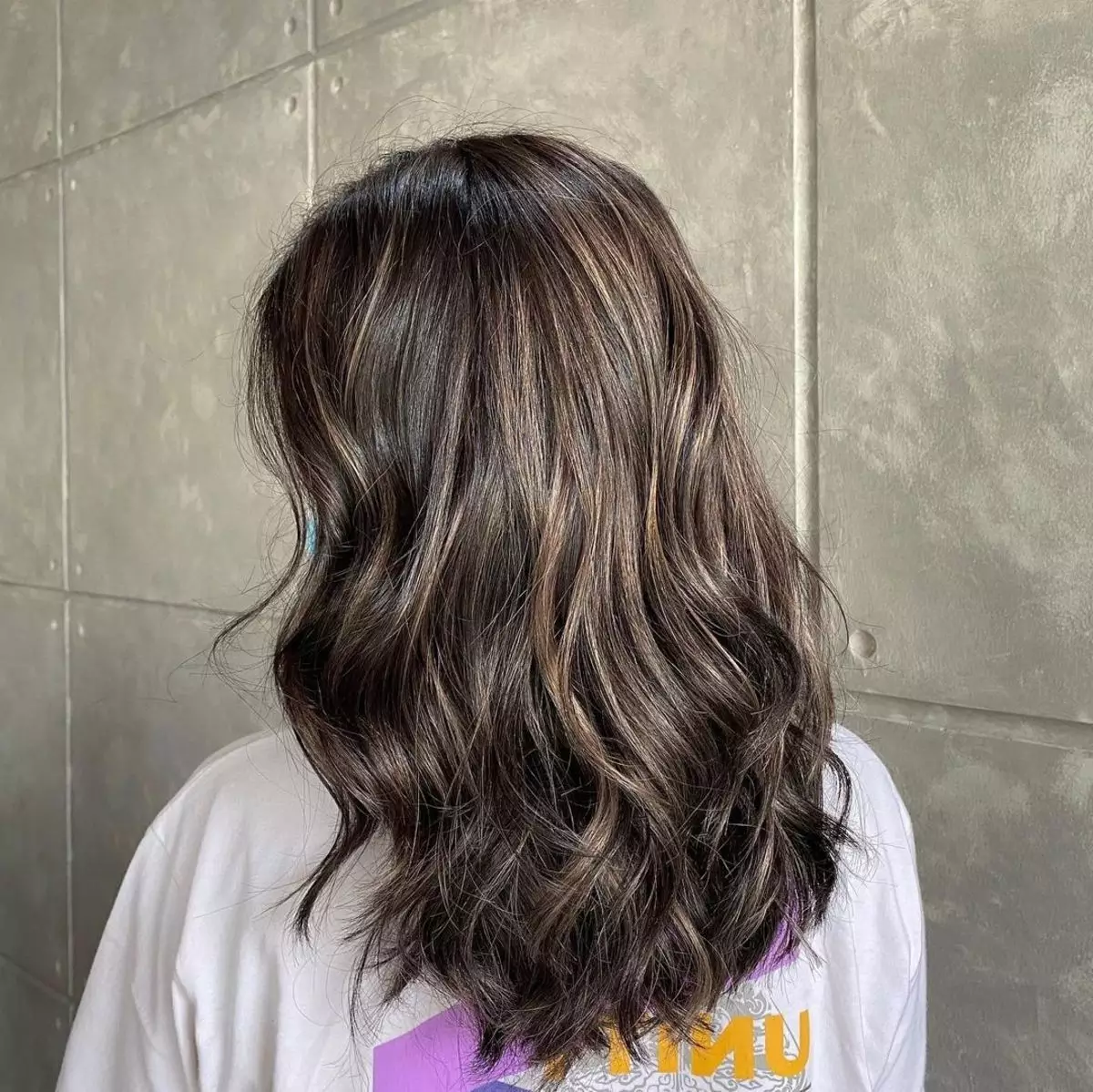 warna rambut Mushroom Brown