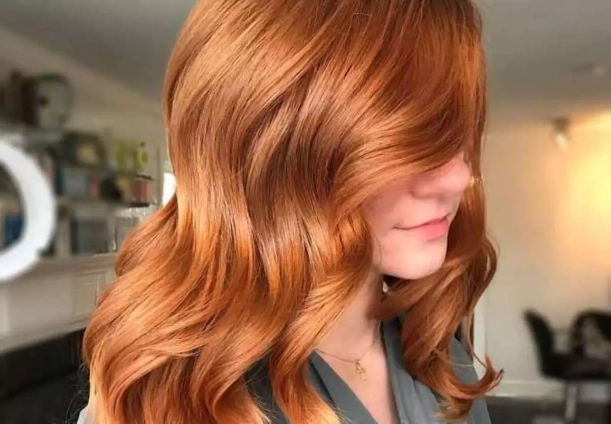 warna rambut Fiery Copper