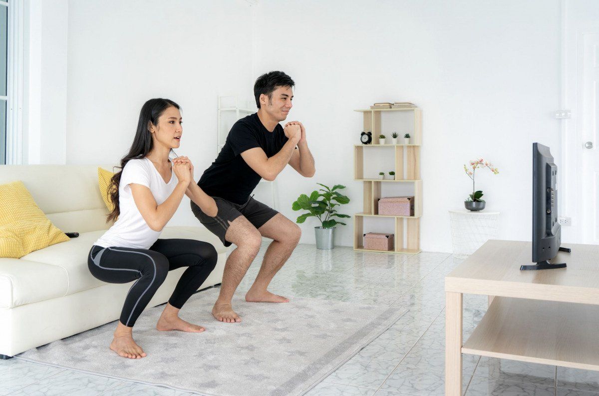 squat dengan pasangan squat dengan pasangan