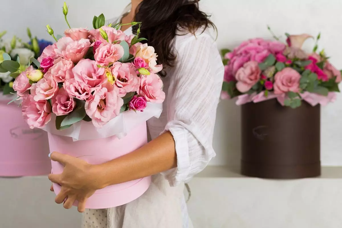 Buket bunga untuk ibu