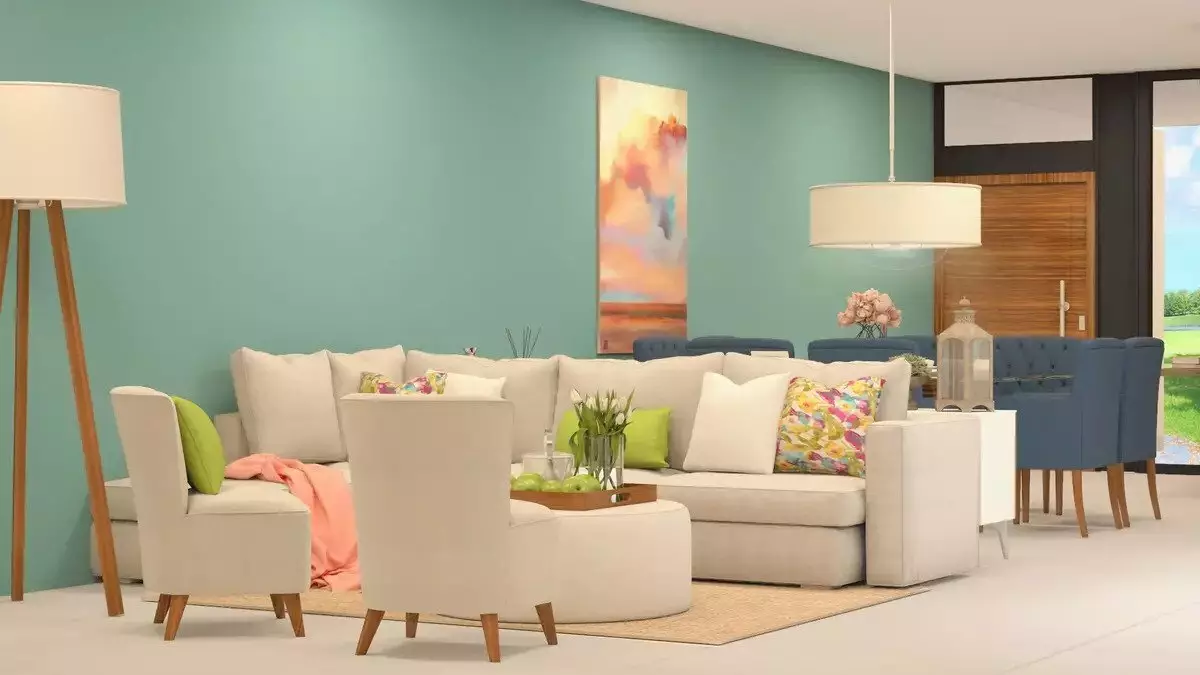 Memilih warna ruangan Memilih warna ruangan