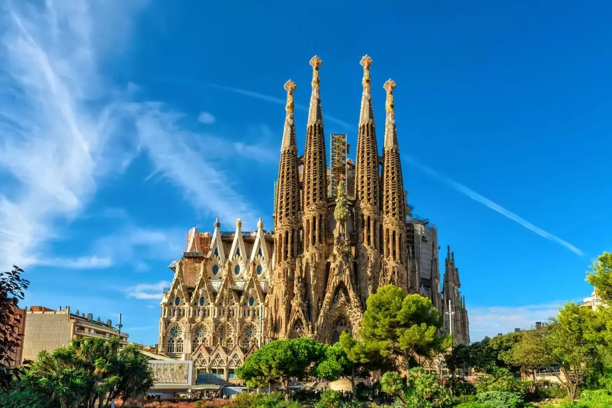 La Sagrada Familia, Barcelona, Spanyol La Sagrada Familia, Barcelona, Spanyol