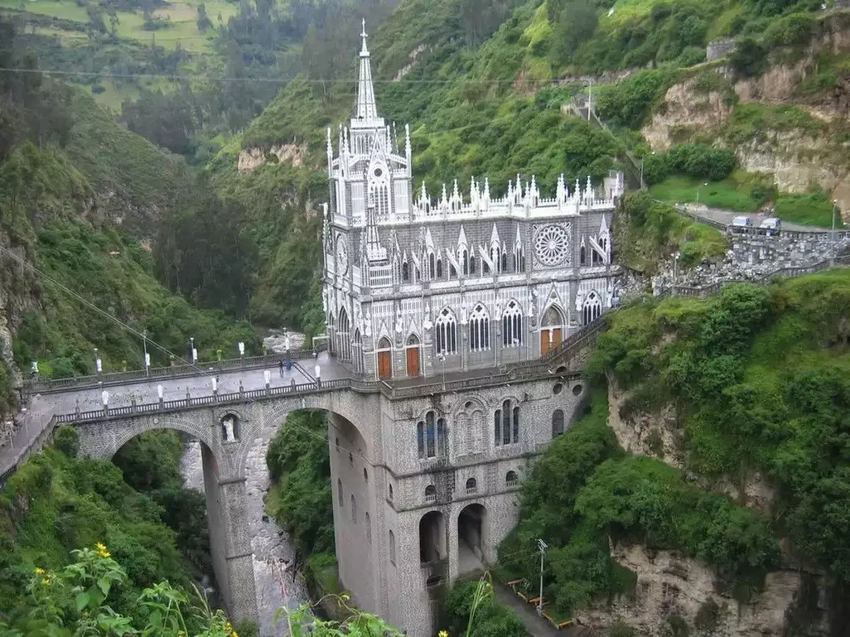 Las Lajas Sanctuary, Ipiales, Kolombia Las Lajas Sanctuary, Ipiales, Kolombia