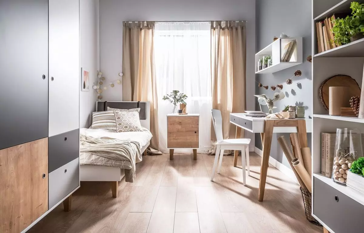 Kamar tidur minimalis dengan pencahayaan yang baik Kamar tidur minimalis dengan pencahayaan yang baik