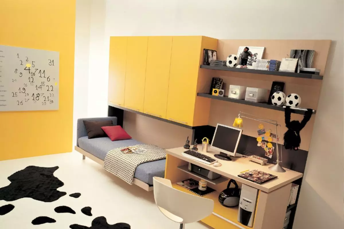Kamar tidur minimalis dengan warna cerah Kamar tidur minimalis dengan warna cerah