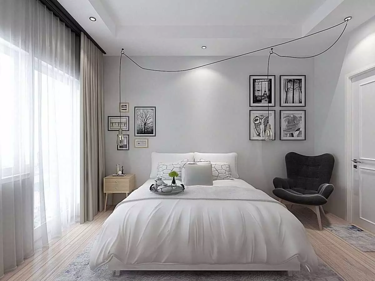 Kamar Tidur Minimalis Tema Klasik Skandinavia