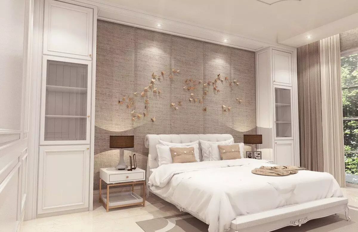 Kamar Tidur Minimalis Tema Klasik Mediterania