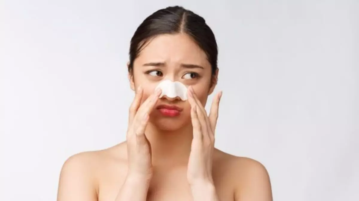 Menggunakan Strip Pori