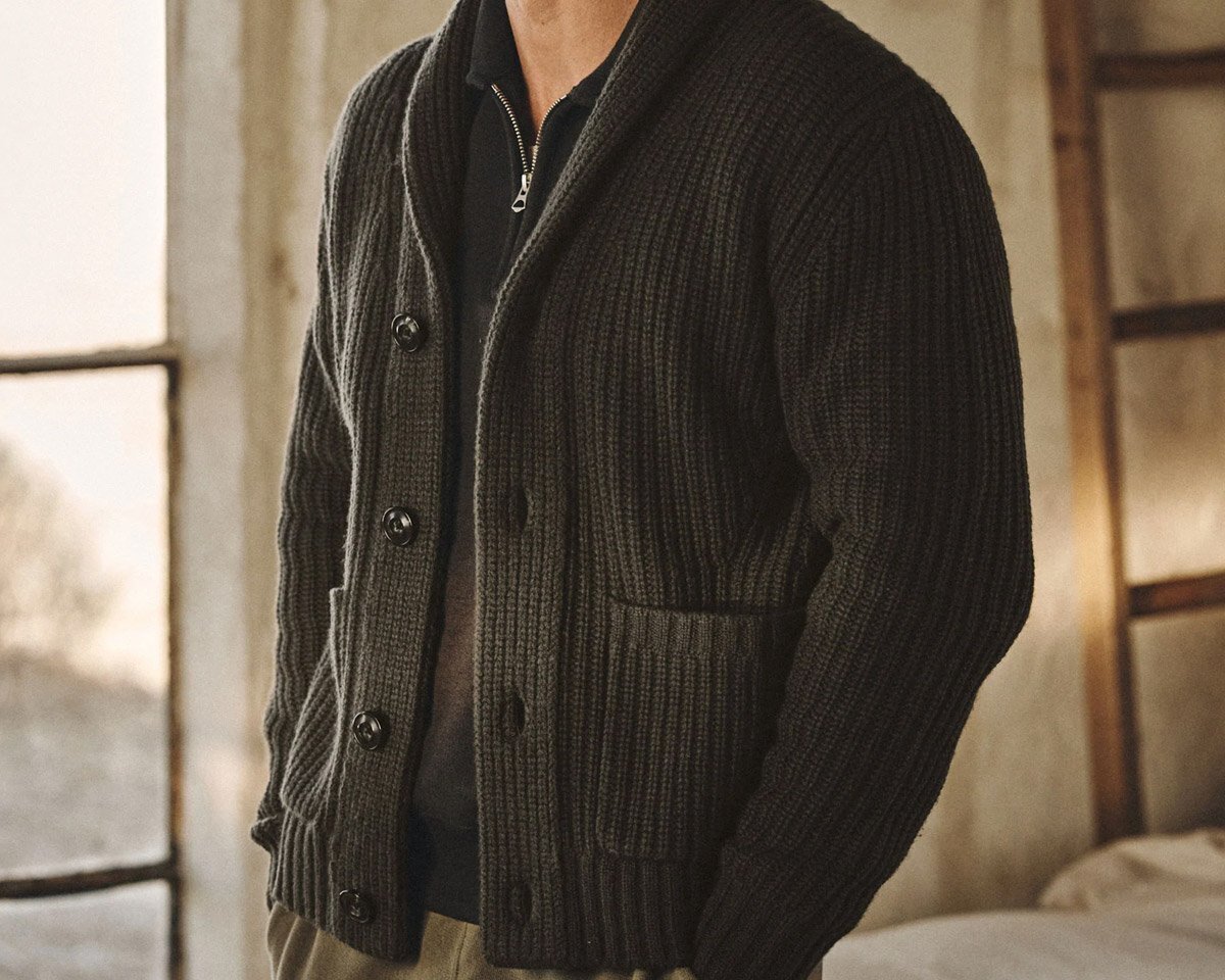 Cardigan Pria