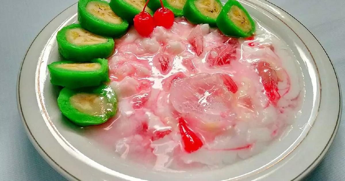 Es Pisang Ijo Es Pisang Ijo