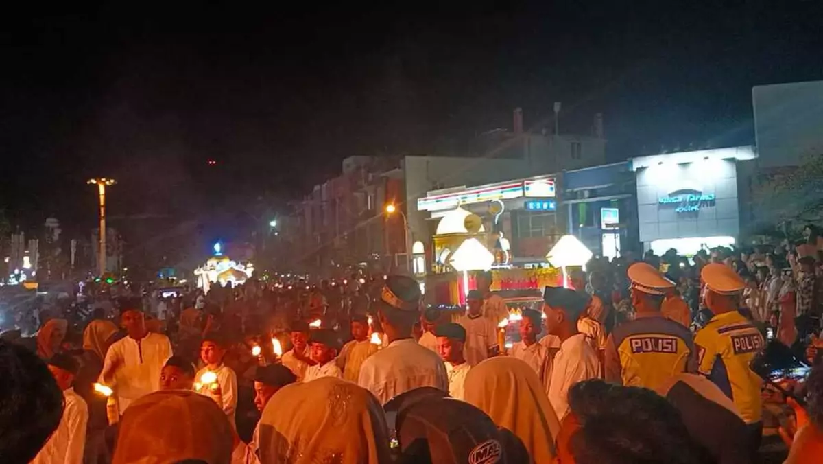 takbir keliling menjalin kebersamaan takbir keliling menjalin kebersamaan